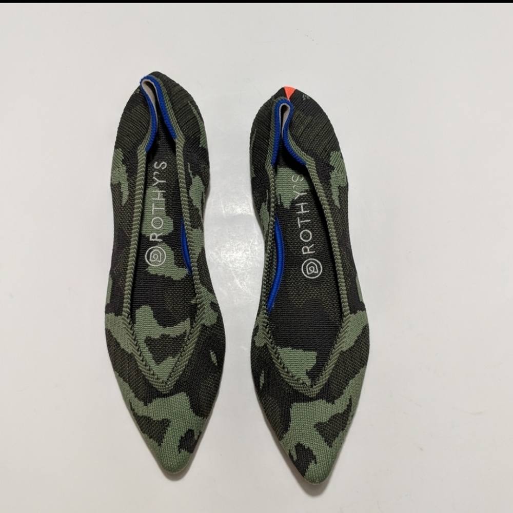Green Camo Rothys